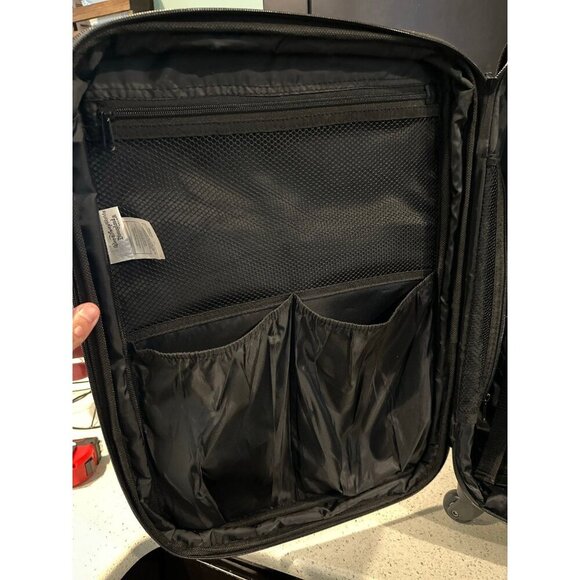 Rare DISNEY HAUNTED MANSION MICKEY LUGGAGE 360 WHEELED CARRY ON SPINNER SUITCASE - Picture 6 of 8